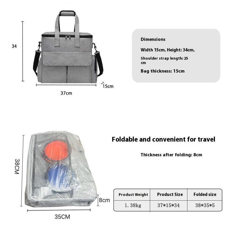 Dog Travel Bag Kit Pet Bag Out Travel Convenient Large-capacity