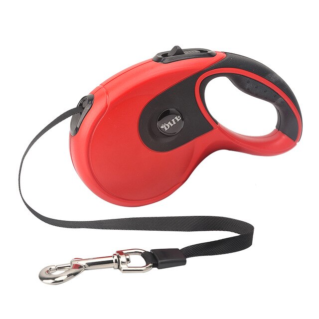 5M Retractable Dog Leashes with Poop Bag Dispenser