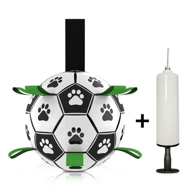 Outdoor Soccer ball for Large Dogs w Pump