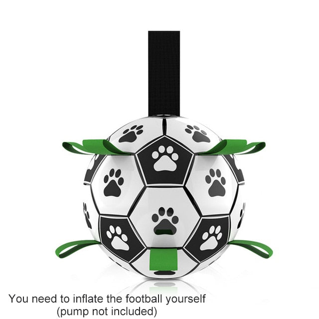 Outdoor Soccer ball for Large Dogs w Pump