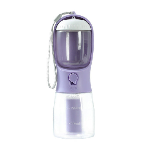 Dog Water Cup Drinking Food Garbage Bag Three-in-one Portable Small