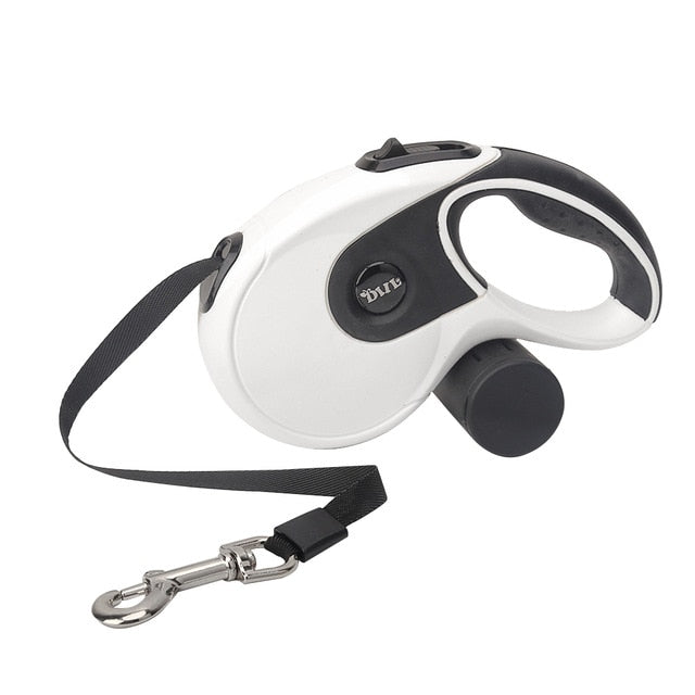 5M Retractable Dog Leashes with poop bag Dispenser