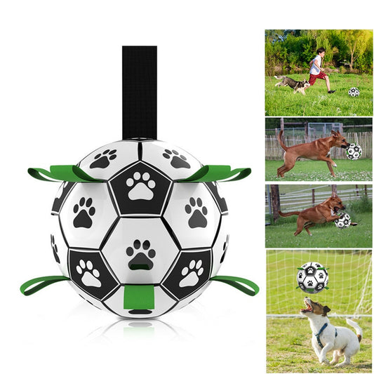 Outdoor Soccer ball for Large Dogs w Pump